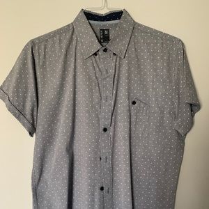 Mens short sleeve dress shirt